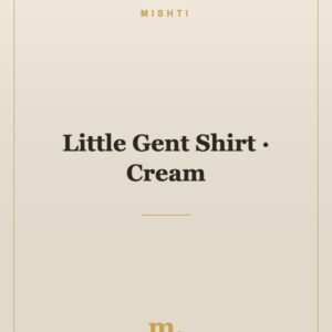 Little Gent Shirt — Cream