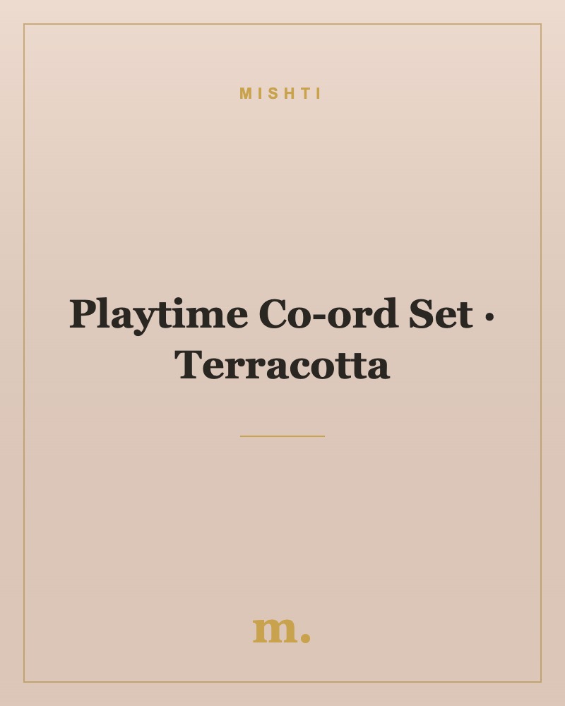 Playtime Co-ord Set — Terracotta