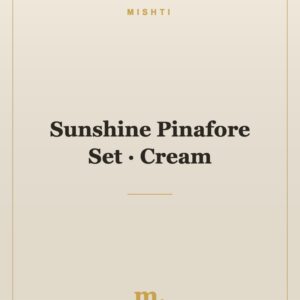 Sunshine Pinafore Set — Cream